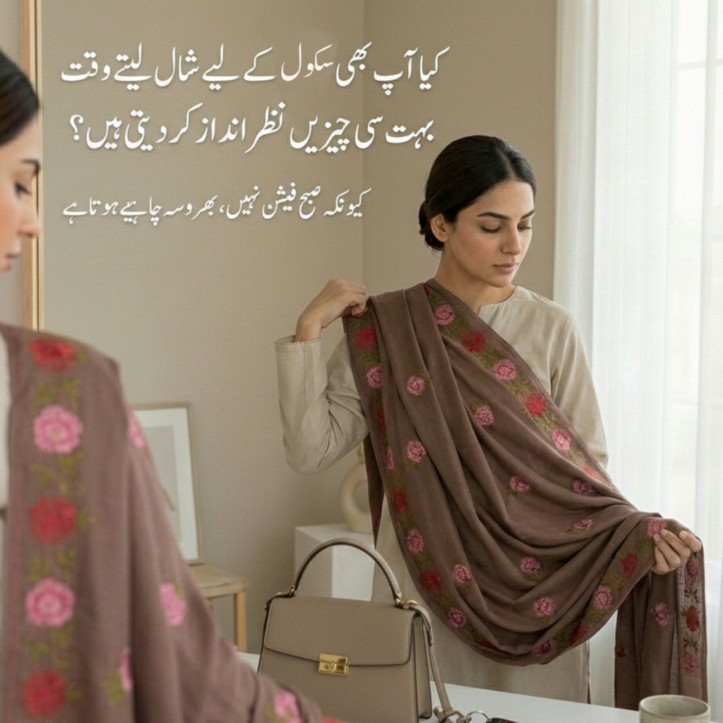 Kya aap bhi school ke liye shawl lete waqt bohat si cheezen nazar andaz kar deti hain?