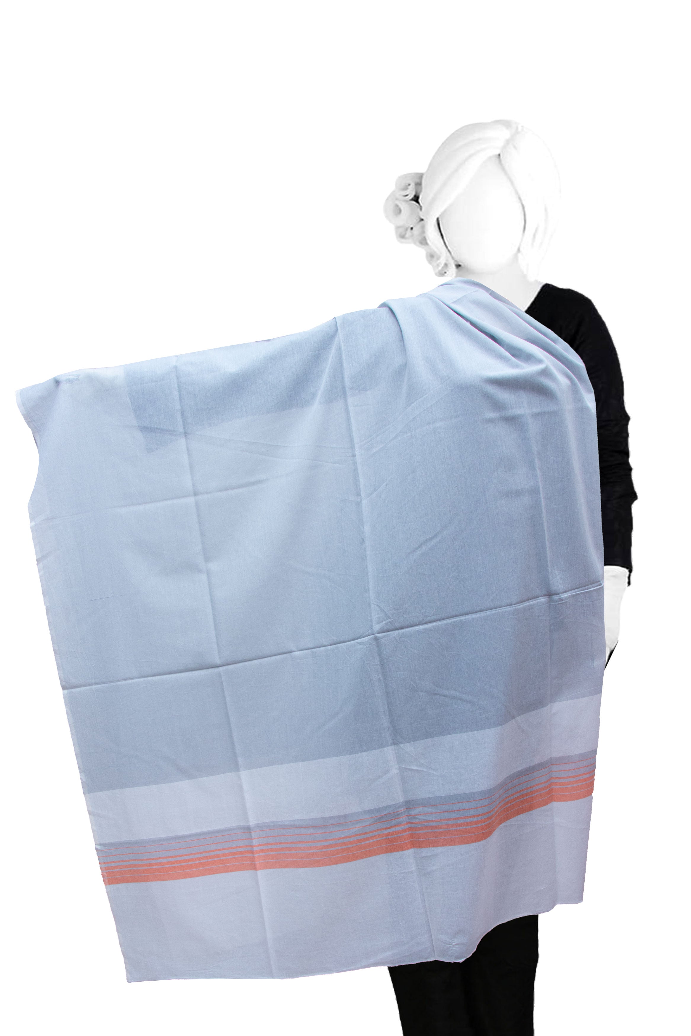 Premium Pure Lawn Fabric Chaddar with Plain Jacquard