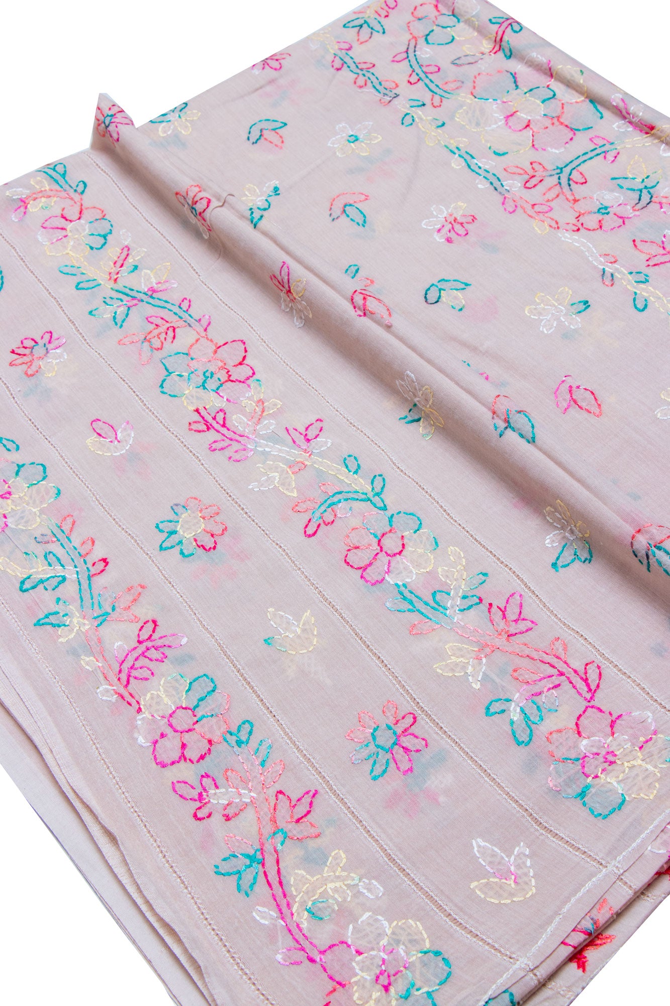 Premium Pure Lawn Fabric Chaddar with Jacquard Tarkashi and Hand Embroidery