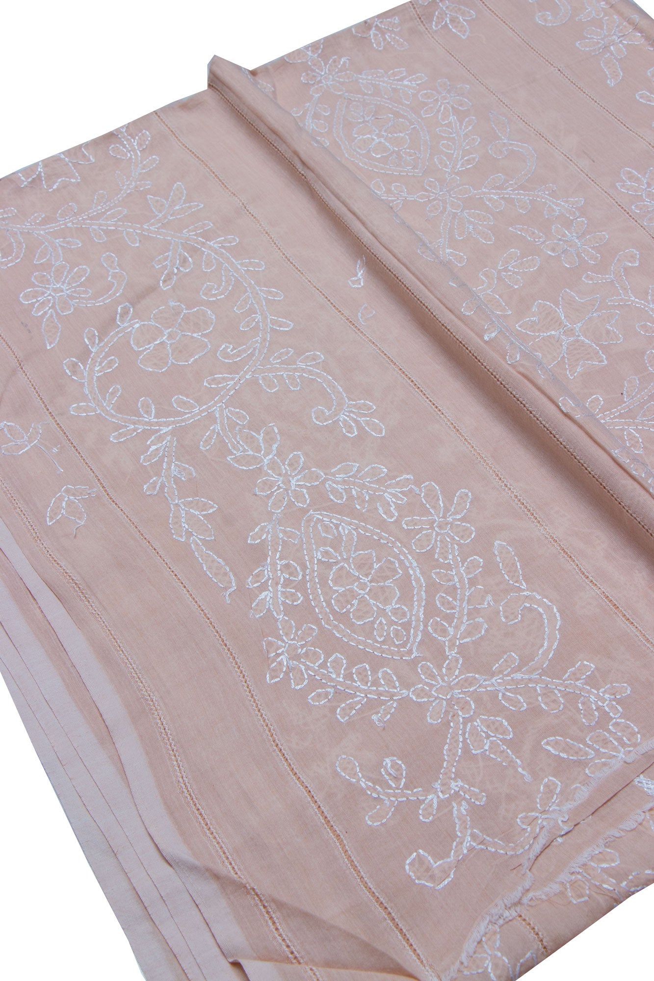 Premium Pure Lawn Fabric Chaddar with Jacquard Tarkashi and Hand Embroidery