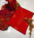 Pure Lawn HandeMade Afghani Gala Jall Neat work Botiq Style Shirt With Embroidery Chiffon Crush Tei & Dei Dupatta And Plain lawn Trouser 3Pc Dress