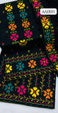 New cotton collection # 3 pieces suits #  Black lover's #  Multiple Cross stich embroidery #  Duppata # shafoon singal badar embroidery #