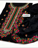 STuff Cotton Pakka Gala Phulkkari Multi EMbroidery Shirt And Trouser 2PC Dress