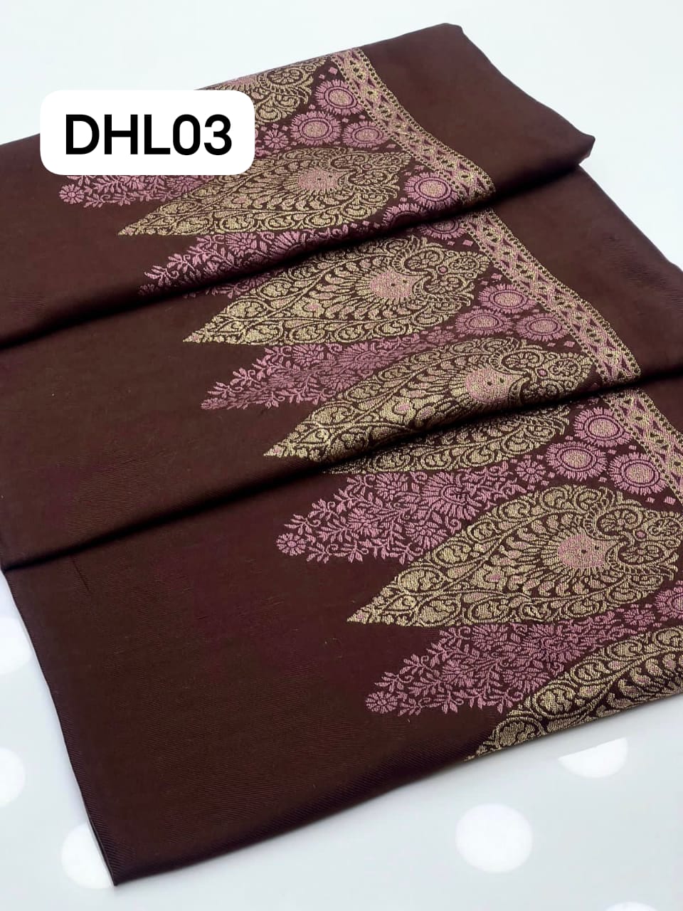 Stuff Pashmina Shawl Elegant And Beautiful Banarsi Shawl With Sequence And Velvet Touch