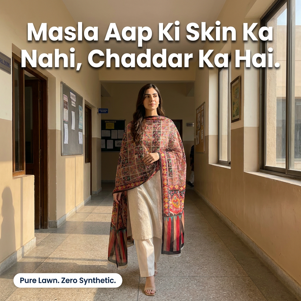 Summer Lawn Allergy Free Chaddar