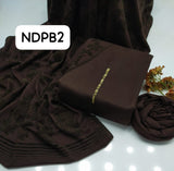 Stuff Dhanak Wool Velvet Bana dora style Shirt Plain Dhanak wool Trouser Along With Dhanak wool Velvet Motive Jall Shawl 3 Pcs Dress