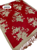 Pure Pashmina Acrylic Shawl Elegant And Beautiful Jacquard Work Shawl