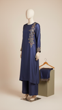 Indigo Night Premium Silk Ensemble