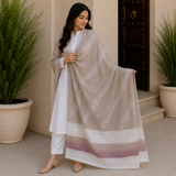 Pure Lawn Rangoli Border With Handmade Embroidery Chaddar