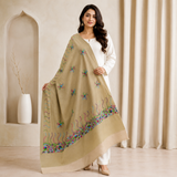 Pure Lawn Self Jacquard Handmade Embroidery Chaddar