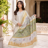 Pure Lawn Jacquard Handmade Embroidery Chaddar