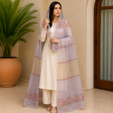 Pure Lawn Jacquard 3D Chaddar