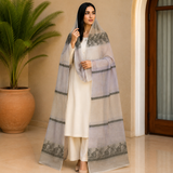 Pure Lawn Jacquard 3D Chaddar
