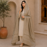 Winter Pashmina Stone Work With Embroidery Shawl