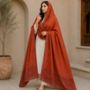 Winter Pashmina Mirror Work With Handmade Embroidery Shawl