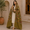 Winter Pashmina Pure Computer Embroidery Jaal Shawl