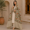Winter Pashmina Pure Computer Embroidery Jaal Shawl