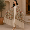 Winter Pashmina Pure Computer Embroidery Jaal Shawl