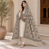 Winter Pashmina Block Print With Handmade Soi Embroidery Shawl