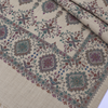Winter Pashmina Block Print With Handmade Soi Embroidery Shawl