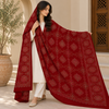 Winter Pashmina Block Print With Handmade Soi Embroidery Shawl