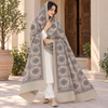 Winter Pashmina Block Print With Handmade Soi Embroidery Shawl