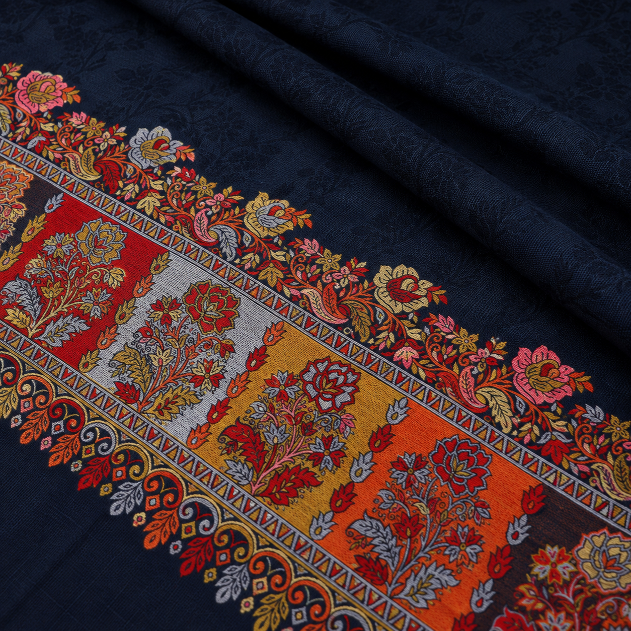 Winter Pashmina Jacquard Kaani Shawls