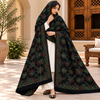Winter Pashmina Block Print With Handmade Soi Embroidery Shawl