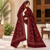 Winter Pashmina Block Print With Handmade Soi Embroidery Shawl