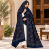 Winter Pashmina Block Print With Handmade Soi Embroidery Shawl