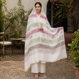 Summer Pure Lawn Multi Colors Hand Embroidery Chaddar