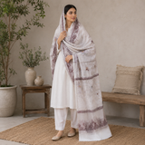 Pure Lawn Jacquard With Handmade Embroidery Chaddar
