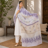 Pure Lawn Jacquard Taskashi With Handmade Embroidery Chaddar