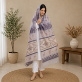 Pure Lawn Self Jacquard With Handmade Embroidery Chaddar