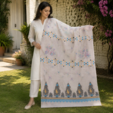 Pure Lawn Jacquard With Handmade Embroidery Chaddar
