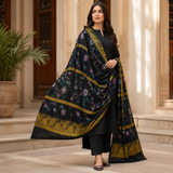 Pure Lawn Jacquard Handmade Embroidery Chaddar