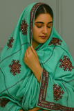 Stuff Swiss Voil All Over Sequence Heavy Balochi Jaal Embroidery Chaddar