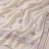 Pure Lawn Jacquard Border With Handmade Embroidery Chaddar