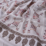 Pure Lawn Jacquard Handmade Embroidery Chaddar