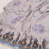 Pure Lawn Jacquard With Handmade Embroidery Chaddar