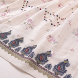 Pure Lawn Jacquard With Handmade Embroidery Chaddar