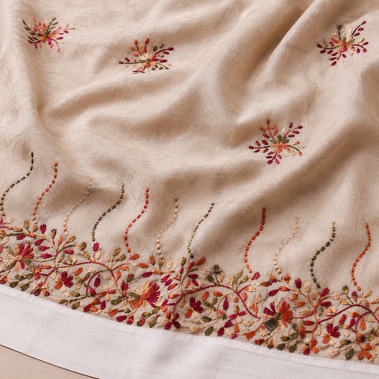 Pure Lawn Handmade Embroidery Chaddar