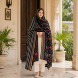 Summer Pure Lawn Jacquard Kacha Tanka With Tilla Hand Embroidery Chaddar