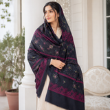 Pure Lawn Jacquard 3D Pattern With Handmade Embroidery Chaddar