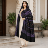 Pure Lawn Jacquard 3D Pattern With Handmade Embroidery Chaddar