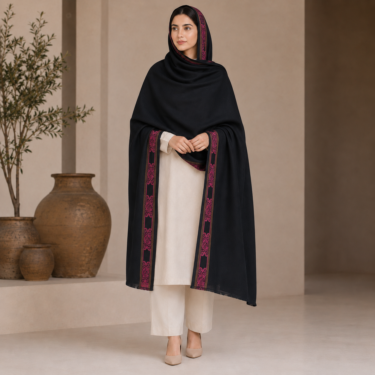Pure Lawn Banarsi Jacquard Chaddar