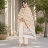Pure Lawn Tarkashi With Handmade Embroidery Chaddar