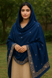 Pure Pashmina Cutwork Embroidery Shawl
