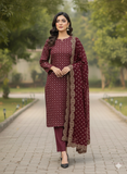 Fabric: Crinkle shfoon 9mm gall shirt &nbsp;with 4 border boti gall style duppata , 2pcs Dress