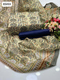 Monar Lawn Fabric Digital Print Shirt With Digital Print Monar Duppata And Kataan Plain Trouser Along 3 Pc Dress